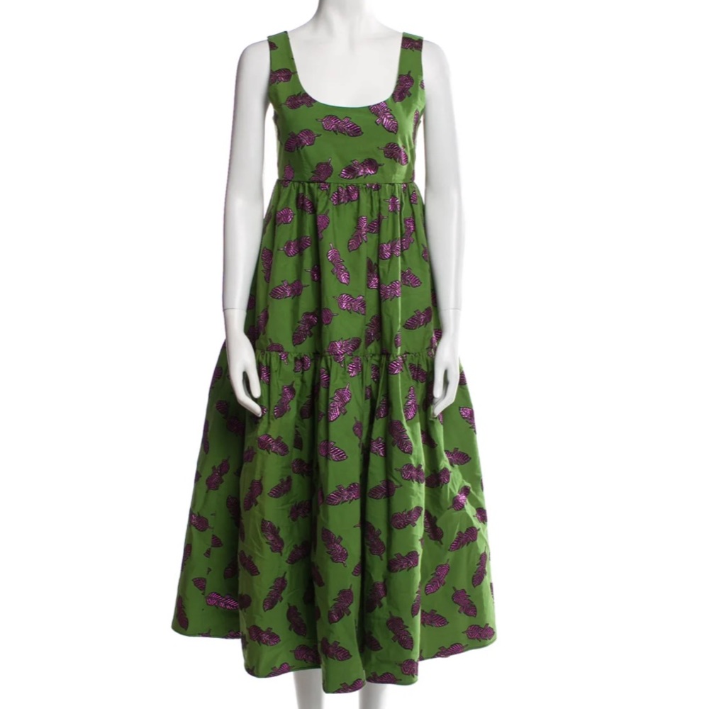 ODEEH Floral Print Long Dress